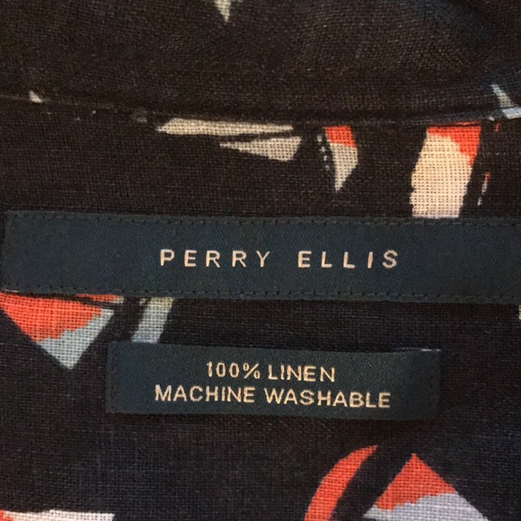 Perry Ellis mens size 3X short sleeved shirt - Picture 3 of 4